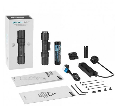 Фонарь Olight Odin S (m-lok) black в Москве Rusdefense.ru