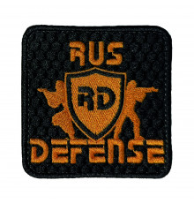 Патч "RUS DEFENSE оранжевые"