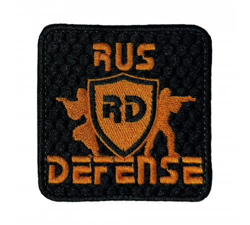 Патч "RUS DEFENSE оранжевые"