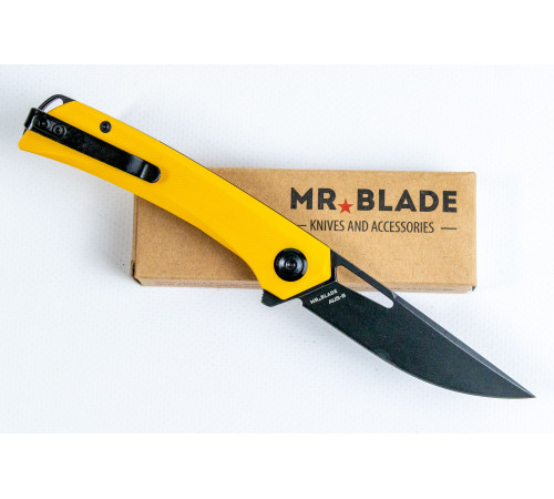 Нож складной Mr.Blade Finch AUS-8 BSW, G10 Yellow в Москве Rusdefense.ru