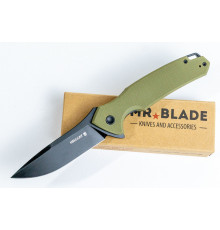 Нож складной Mr.Blade Hellcat Mini VG10 BSW, G10 Olive
