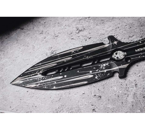 Нож скрытого ношения с фиксированным клинком Punch Blackwash в Москве Rusdefense.ru
