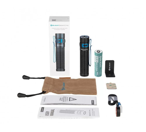 Фонарь OLIGHT BATON 3 Pro Max CW Черный в Москве Rusdefense.ru