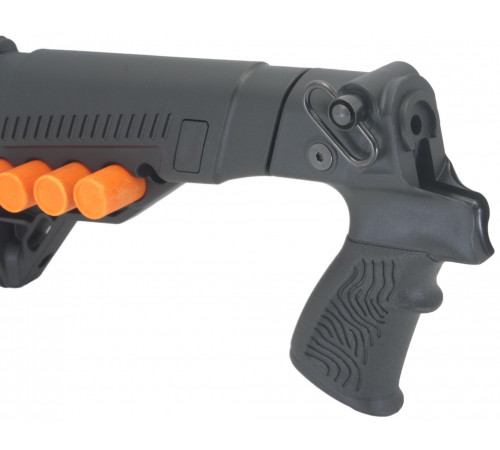 Приклад с патронташем на Mossberg 500, -590, Maverick 88 телескопический в Москве Rusdefense.ru