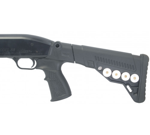 Приклад с патронташем на Mossberg 500, -590, Maverick 88 телескопический в Москве Rusdefense.ru