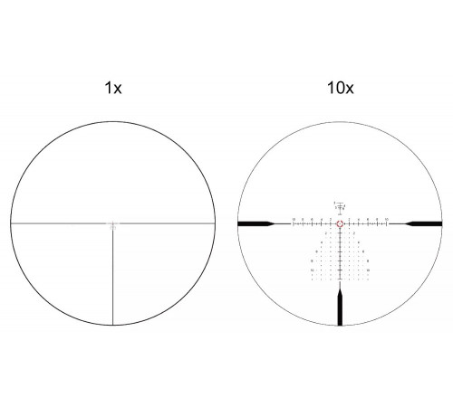 Оптический прицел CONTINENTAL X10 1-10x24 ED в Москве Rusdefense.ru