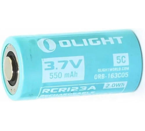 Аккумулятор Li-ion Olight ORB-16C05 16340 3.7В, 550 mAh в Москве Rusdefense.ru