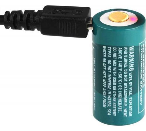 Аккумулятор Li-ion Olight ORB-16C05 16340 3.7В, 550 mAh в Москве Rusdefense.ru