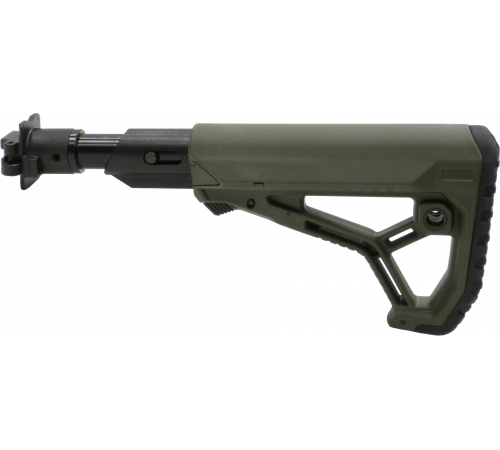 Телескопический складной приклад с амортизатором для Вепрь 12 GL-CORE FAB Defense в Москве Rusdefense.ru