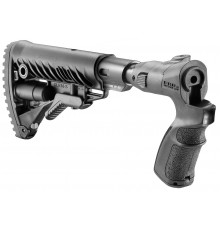 Телескопический складной приклад с амортизатором для Mossberg 500 FAB Defense