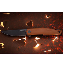 Нож складной "LANCE" G10 brown black s/w