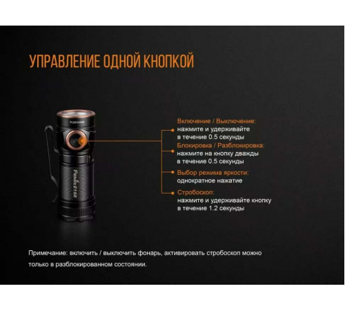 Фонарь FENIX E18R в Москве Rusdefense.ru