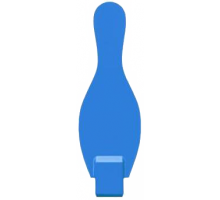 Самозатягивающаяся мишень Bowling pin target board