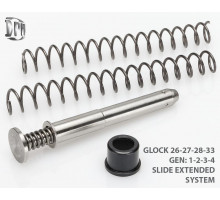 Демпфер возвратной пружины GLOCK 26 - 27 - 28 - 33  ALL GEN 1,2,3,4 SLIDE EXTENTED SYSTEM
