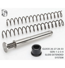 Демпфер возвратной пружины GLOCK 26 - 27 - 28 - 33  ALL GEN 1,2,3,4 SLIDE EXTENTED SYSTEM

