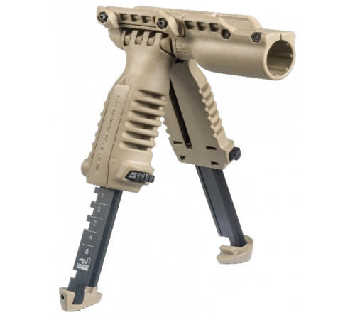 Тактическая рукоять-сошка с креплением для фонаря FAB Defense в Москве Rusdefense.ru