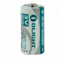 Литиевая батарея Olight CR123A 1600 mAh