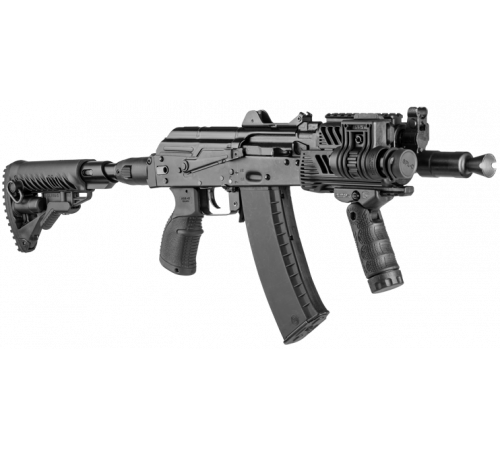Складной телескопический приклад с амортизатором для АКС-74У FAB Defense в Москве Rusdefense.ru