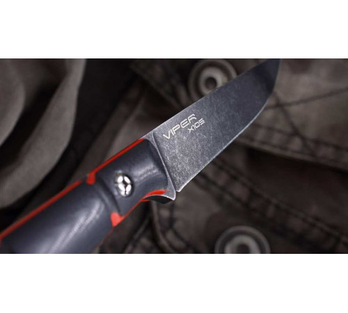 Нож VIPER red/black, black s/w в Москве Rusdefense.ru