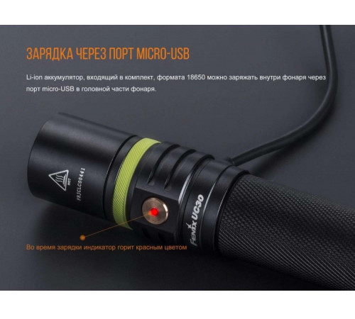Фонарь FENIX UC302017 CREE XP-L HI V3 в Москве Rusdefense.ru