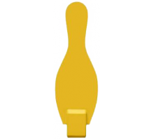 Самозатягивающаяся мишень Bowling pin target board