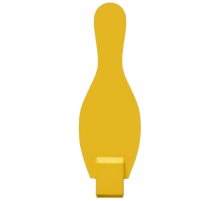 Самозатягивающаяся мишень Bowling pin target board