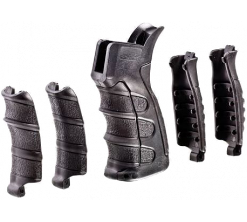 Пистолетная рукоятка со съемными накладками для M16/AR15/M4 UPG16 (Черная) в Москве Rusdefense.ru