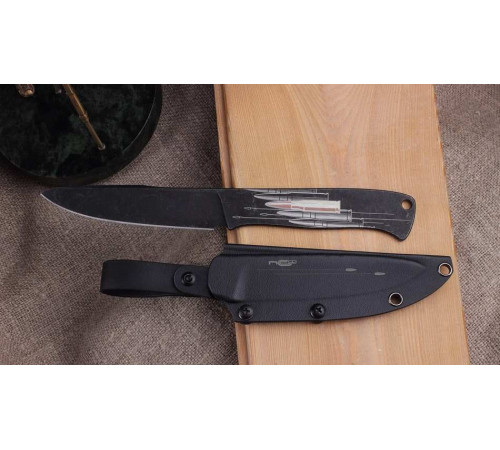 Нож Ricochet (Рикошет) black s/w в Москве Rusdefense.ru