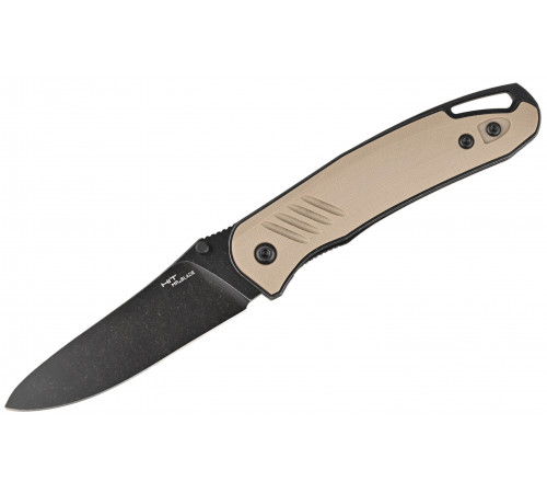 Нож складной HIT tan black s/w, автограф в Москве Rusdefense.ru