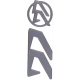Логотипные вставки Alpha-X (цвет:серебристый, левые) в Москве Rusdefense.ru
