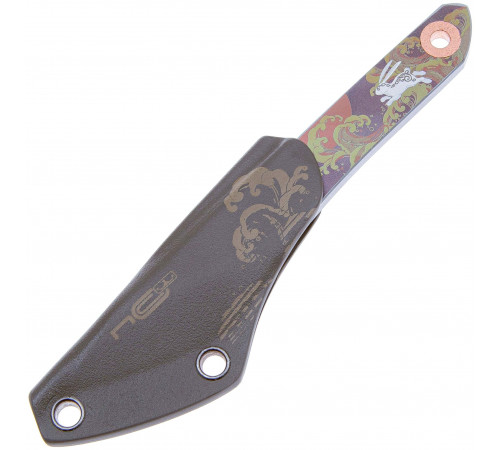 Нож KOI Rabbit Blue, Bead Blast, Grey в Москве Rusdefense.ru