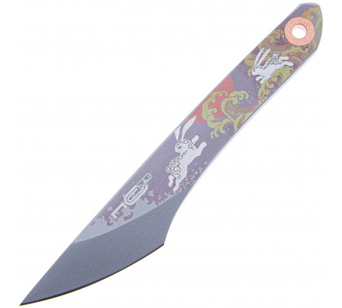 Нож KOI Rabbit Blue, Bead Blast, Grey в Москве Rusdefense.ru