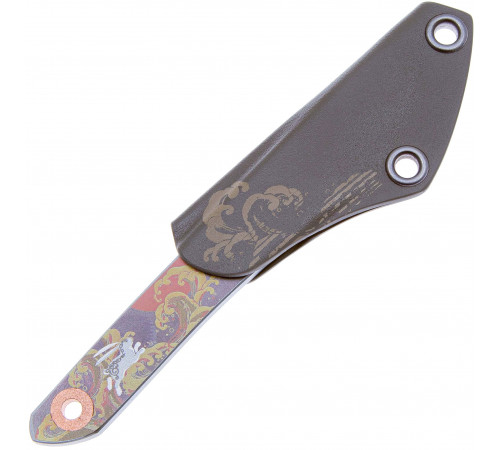 Нож KOI Rabbit Blue, Bead Blast, Grey в Москве Rusdefense.ru