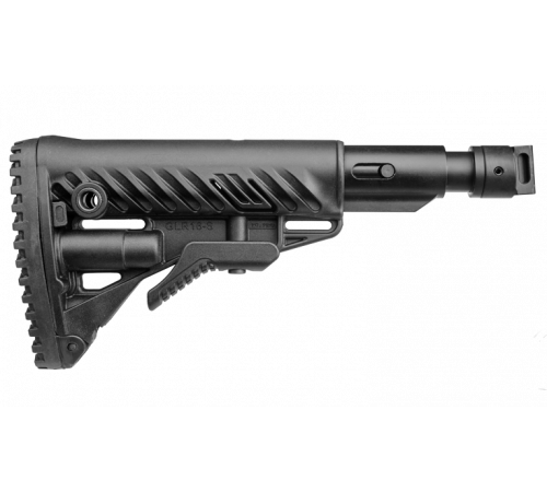 Телескопический складной приклад с амортизатором для САЙГИ/AK-74M/АК-100-ые серии FAB Defense в Москве Rusdefense.ru