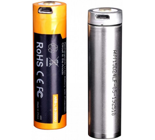 Аккумулятор с разъемом для USB 18650 FENIX 3500mAh в Москве Rusdefense.ru