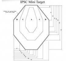 Мишень IPSC мини
