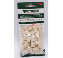 Войлочные патчи ЧИСТОGUN .338 Win Mag, 9*18mm, 9*19mm, диаметр 9,5мм, 50 шт./уп.