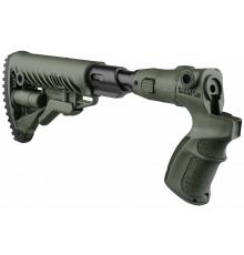 Телескопический складной приклад с амортизатором для Mossberg 500 FAB Defense
