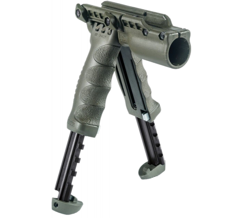 Тактическая рукоять-сошка с креплением для фонаря FAB Defense в Москве Rusdefense.ru