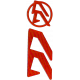 Логотипные вставки Alpha-X (цвет:красный, левые) в Москве Rusdefense.ru