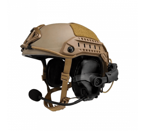 Активные стрелковые тактические наушники AMP Communication Tactical Headset