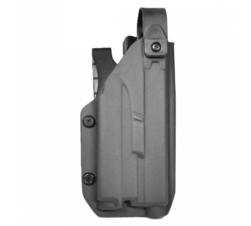 Кобура тактическая под Glock с фонарем Olight, цвет черный в Москве Rusdefense.ru