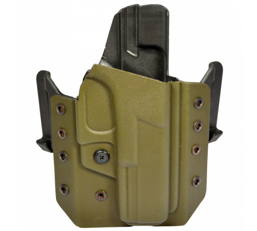 Кобура внешняя для Glock 17 кайдекс, цвет олива в Москве Rusdefense.ru