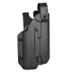 Кобура тактическая для ПЯ с фонарем Olight, цвет черный в Москве Rusdefense.ru