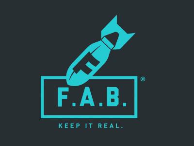 Новый логотип F.A.B. Keeping it real