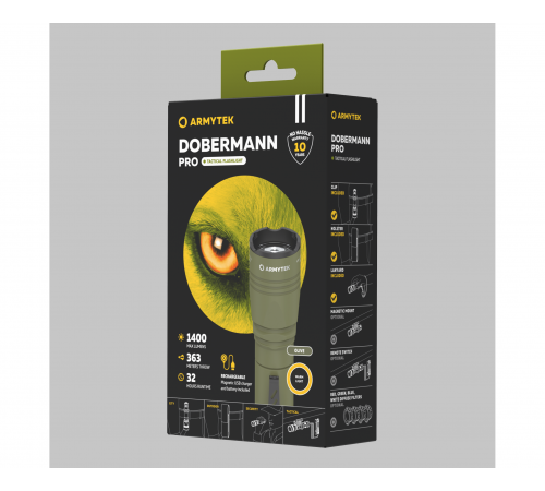 Armytek Dobermann Pro Magnet USB Olive в Москве