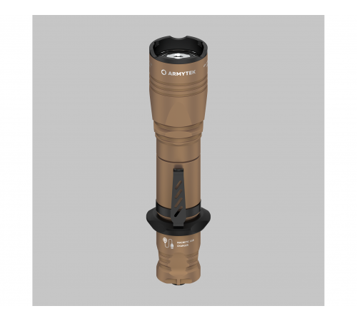 Armytek Dobermann Pro Magnet USB Sand (теплый свет)  Rusdefense.ru