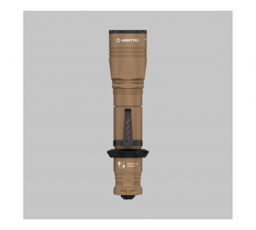 Armytek Dobermann Pro Magnet USB Sand (теплый свет)  Rusdefense.ru