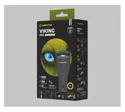Armytek Viking Pro Magnet USB (теплый свет) в Москве