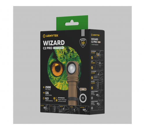 Armytek Wizard C2 Pro Sand White  Rusdefense.ru